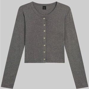 Leset Nando Cardigan in Granite.